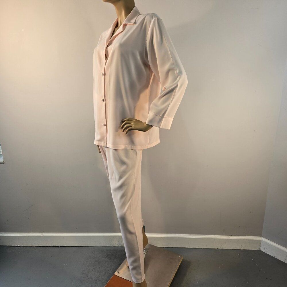 Pink Sleepwear Vintage Pajama Set Womens Size Small